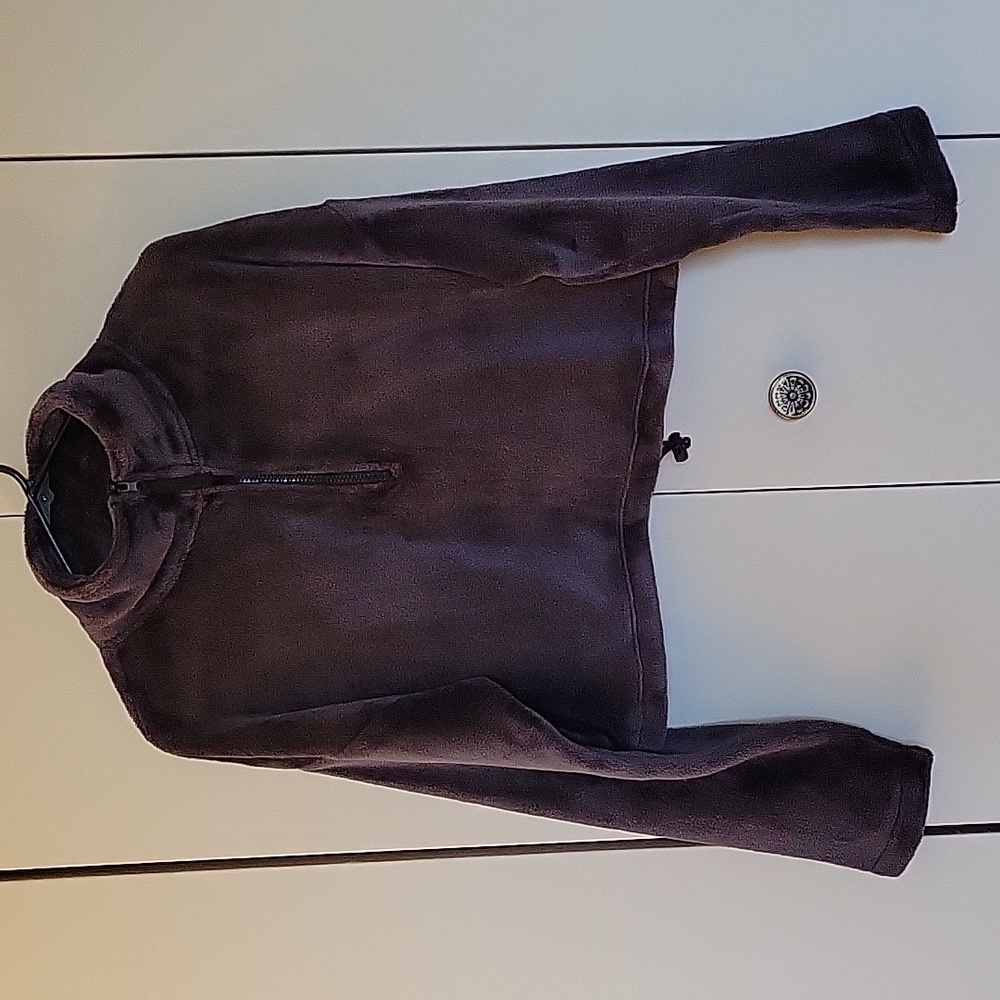 Urban Outfitters faux fur half zip sweater